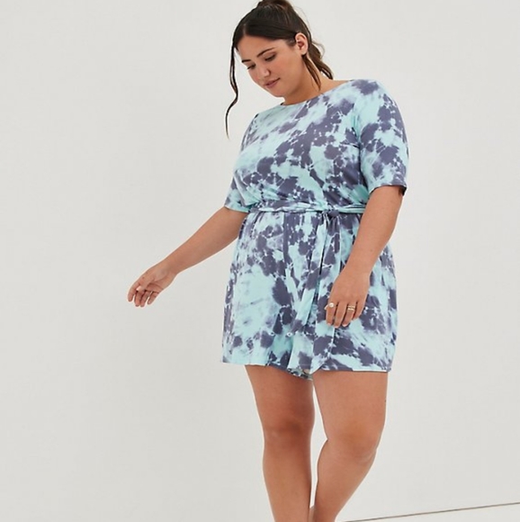 torrid Pants - Torrid Tie Dye Romper